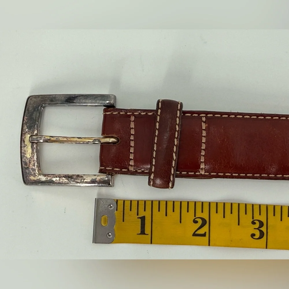 Brooks Brothers Vintage Worn‎ In Leather Belt 38